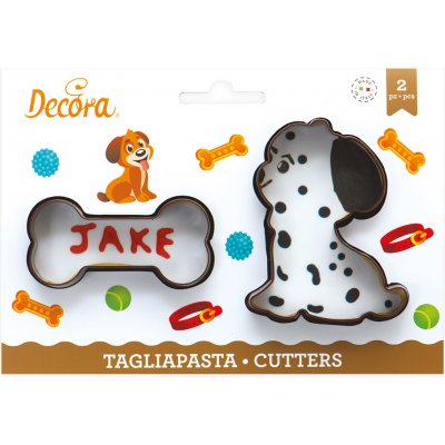 Decora Decora Sada vykrajovátek - pejsek a kost – Hledejceny.cz
