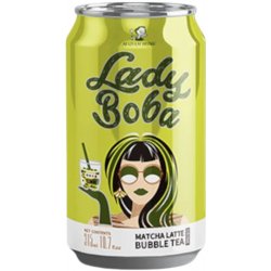 Madam Hong Lady Boba Matcha latte bubble tea 315 ml