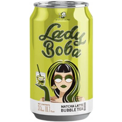 Madam Hong Lady Boba Matcha latte bubble tea 315 ml – Zbozi.Blesk.cz