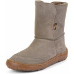 Froddo dětské zimní barefoot boty TEX SUEDE G3160238-3 šedá – Zboží Mobilmania