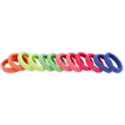 Barevné gumičky se třpytem, 12 ks – Zboží Mobilmania