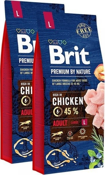 Brit Premium by Nature Adult L 2 x 15 kg