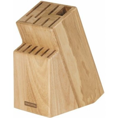 TESCOMA Blok WOODY pro 13 nožů, nůžky na drůbež / ocílku – Sleviste.cz