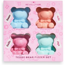 I Heart Revolution Teddy Bear šumivé koule do koupele 4 x 50 g dárková sada