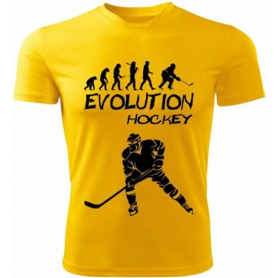 Evolution HOKEJ dětské tričko žluté – Zbozi.Blesk.cz