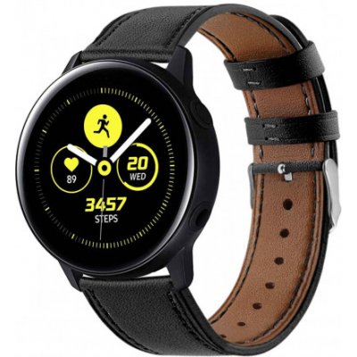 BStrap Leather Italy řemínek na Samsung Galaxy Watch Active 2 40/44mm, black SSG012C01 – Zbozi.Blesk.cz