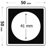 QUADRUM kapsle na mince vnitřní Ø 41 mm – Zboží Dáma