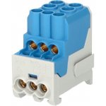 Eleman Blok pro rozdělení fází UVB 100 N, 1pól., 100A, 690V, modrý, DIN, 3165 – Sleviste.cz