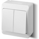 Famatel GALATEA Spínač sériový č.5 IP44 5332-02 bílá / kolébka bílá – HobbyKompas.cz