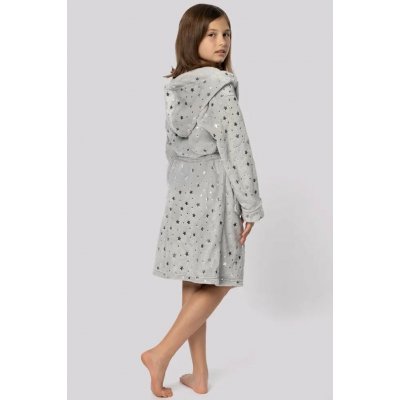 Envie dívčí župan Star grey šedá – Zboží Mobilmania