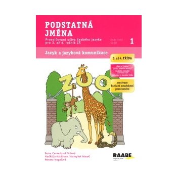 Podstatná jména - Pracovní sešit 1