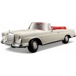 Maisto 1967 Mercedes-Benz 280SE Cabrio krémová 1:18 – Zboží Dáma