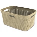 Curver Rattan Style 45 l krémový – Zbozi.Blesk.cz
