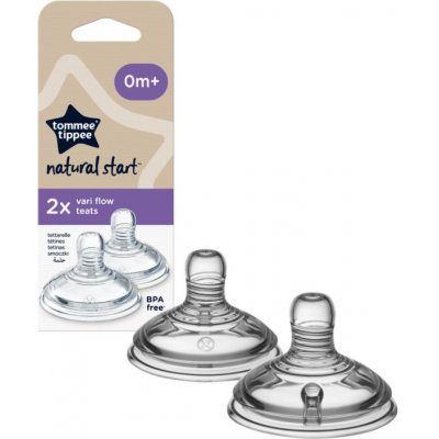 Tommee Tippee náhradní savičky C2N variabilní průtok 2ks 424587TT – Zboží Dáma