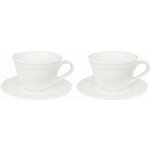 Maxwell & Williams White Basics Cirque šálek na cappucino s podšálkem P0444809 230ml – Zboží Dáma
