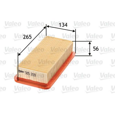 Vzduchový filtr VALEO 585209 – Hledejceny.cz