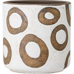 Terakotový obal na květináč Bahram White 12 cm Bloomingville – Hledejceny.cz
