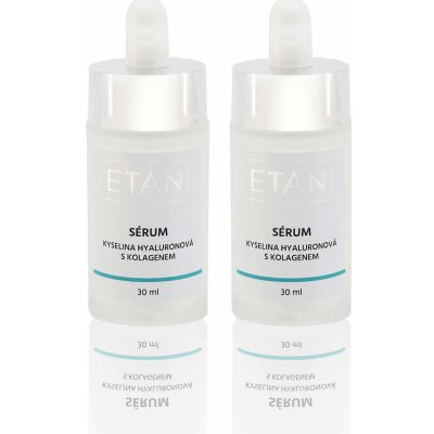 Etani Sérum 2v1 kyselina hyaluronová s kolagenem 2 x 30 ml – Zboží Mobilmania