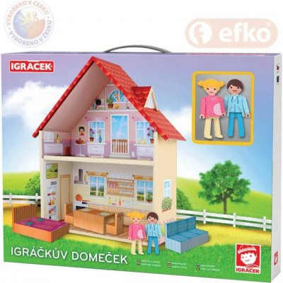 EFKO IGRÁČEK Igráčkův Domeček herní set se 2 figurkami – Zboží Dáma