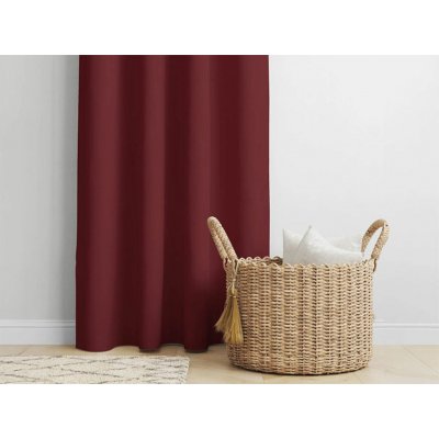 Bytový Textil Škodák a.s. Závěs kusový Rongo, bordó, 140x250 cm – Zboží Dáma