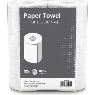 Velvet Care - papírové kuchyňské utěrky - 2vrstvé, 2 × 10 m – Zboží Dáma