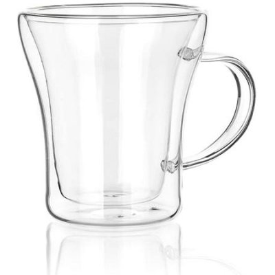 BANQUET DOBLO Hrnek skleněný dvoustěnný 200 ml – Zboží Dáma