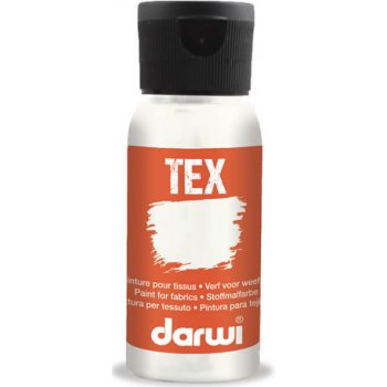 Darwi Tex barva na textil Bílá 50ml