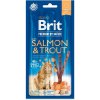 Pamlsek pro kočky Brit Premium by Nature Cat Salmon & Trout 3 sticks 15 g