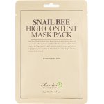 BENTON - SNAIL BEE HIGH CONTENT MASK PACK - Pleťová maska s hlemýždím mucinem a včelím jedem 20 ml – Zboží Mobilmania