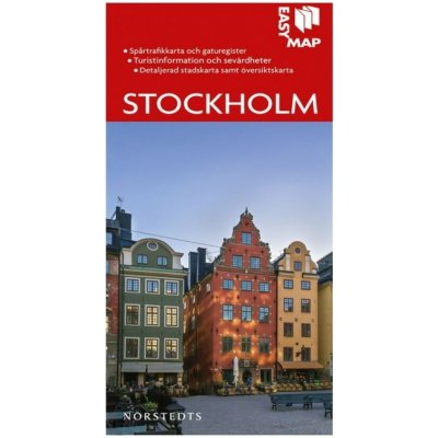 Mapa Stockholm 1:12 500 - Stockholm Easy Map – Hledejceny.cz