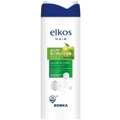 Elkos Clean & Care Shampoo na vlasy proti lupům s vůní jablka 300 ml – Zbozi.Blesk.cz