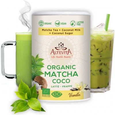 Altevita Bio Matcha coco latte frappe 220 g – Sleviste.cz