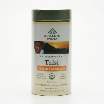 Organic India Čaj Tulsi Honey Chamomile sypaný 100 g