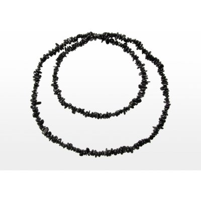 Svět kamenů Turmalín černý náhrdelník sekaný dlouhý 00141284 – Hledejceny.cz