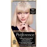 L'Oréal Féria Preférence 102 velmi velmi světlá blond duhová – Zboží Dáma