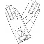 Kreibich Dámské rukavice řidičské žlutá – Zboží Dáma