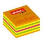 Samolepící bločky CUBO 75x75 mm 450 listů KORES - neonové barvy – Hledejceny.cz