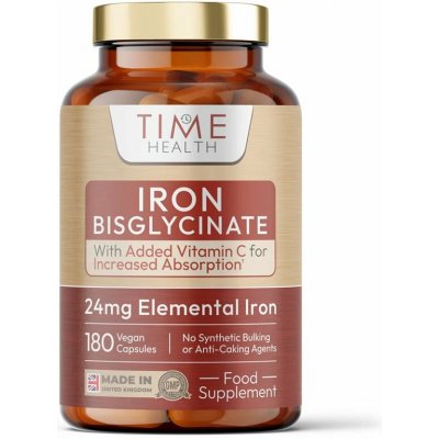 Time Health Bisglycinát železnatý s Acerolou 180 kapslí – Hledejceny.cz