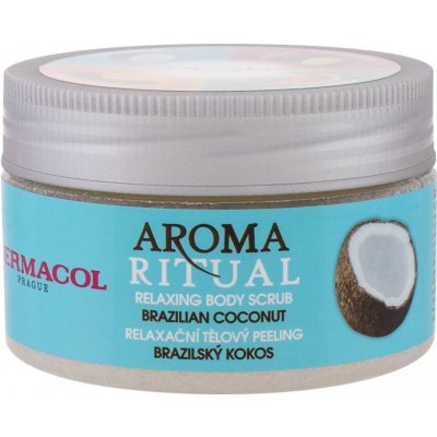 Dermacol Aroma Ritual relaxační peeling Brazilský kokos (Relaxing Body Scrub) 200 g – Zboží Mobilmania