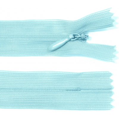 Spirálový zip no.3 skrytý nerozepínací 22cm - více barev color: 585 pastelová modrá – Hledejceny.cz