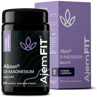 AjemFIT Di-Magnesium Málát ALBION 90 kapslí – Hledejceny.cz