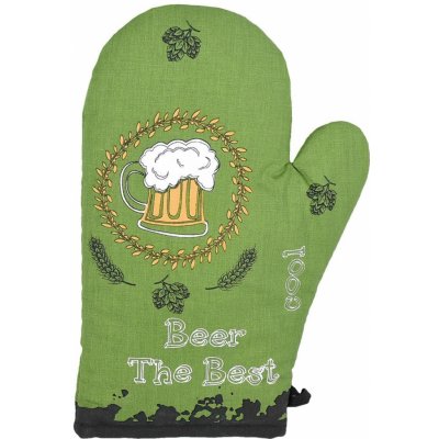Frobyt Kuchyňská chňapka PIVO, zelená, 28x18cm – Zboží Dáma