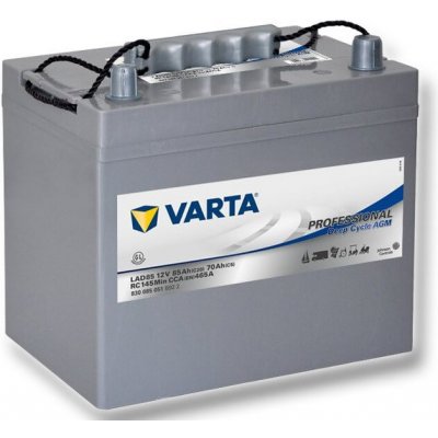 Varta Professional 12V 85Ah 510A 830 085 051 – Zboží Mobilmania