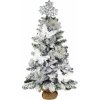 Vánoční stromek LAALU Ozdobený stromeček POLÁRNÍ ZELENÁ 60 cm s 41 ks ozdob a dekorací