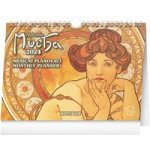 Stolní Alfons Mucha 30 × 21 cm 2024 – Zboží Mobilmania