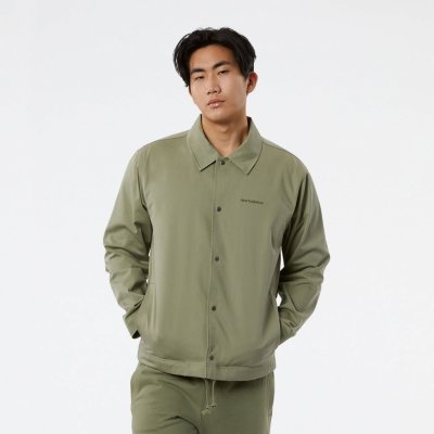 New Balance Nb Athletics Nature State Coaches Jacket zelená