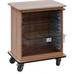 DEXTER 22 TRANSPARENT vozík boxový, otevřený, 880x750x520 mm, dub bardolino – Hledejceny.cz