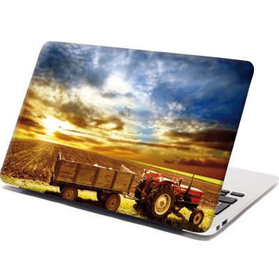 Sablio Samolepka na notebook Traktor s vlečkou - 29x20 cm – Zboží Mobilmania