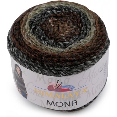 Prima-obchod Pletací příze Himalaya Mona 100 g, barva 9 (22107) šedohnědá