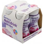 NUTRIDRINK MULTI FIBRE S PŘÍCHUTÍ JAHODOVOU POR SOL 4X200ML – Hledejceny.cz